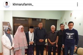 Ma'ruf Amin nilai ibu Ani Yudhoyono sosok yang kuat