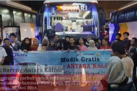 Mudik Gratis Antara Kalbar