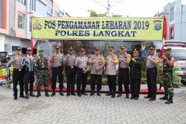Kapolres Langkat cek Pospam Idul Fitri Jalinsum