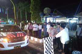 Walau diguyur hujan malam takbiran di Tapteng meriah