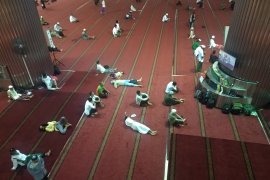 Jemaah terus berdatangan ke Istiqlal untuk takbiran