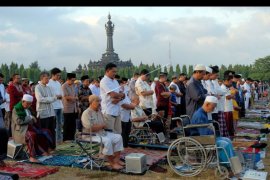 Sholat id di Bali