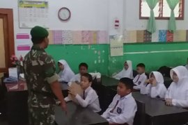 Jelang ujian Babinsa beri dukungan moral kepada siswa