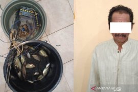 Polsek Daha Utara kembali amankan penyetrum ikan