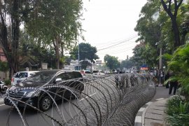 Kondisi lalu lintas di Jalan Abdul Muis jelang sidang PHPU di MK