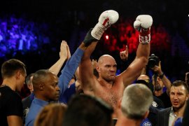 Tyson Fury kalahkan Otto Wallin di WBC Las Vegas