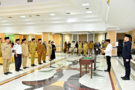 Gubernur Sumut  lantik tujuh pejabat eselon III