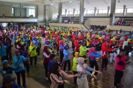 Meriahkan Hari Jadi Kota Mojokerto, DP3AKB gelar lomba senam Perwosi
