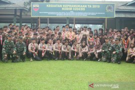 Kodim 0204/DS buka perkemahan kepramukaan Saka Wira Kartika
