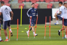Copa America -- Kondisi psikologis timnas Argentina cukup bagus jelang melawan Qatar