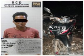 Polisi menetapkan tersangka penggelapan sepeda motor inventaris