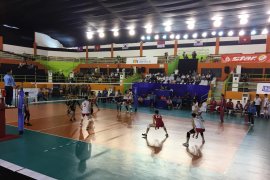 Tim bola voli putra Indonesia raih kemenangan