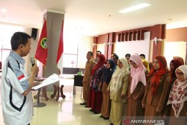 Pengurus ikatan pustakawan Indonesia HST dikukuhkan