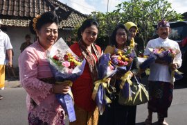 Tim verifikasi UP2K PKK nasional kunjungi Banjar Desa Sinduwati Karangasem