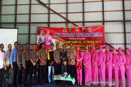 Polres HST berikan pengobatan gratis kepada 215 warga Labuan Amas Utara