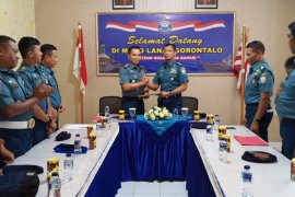 Pindah tugas ke Surabaya, Danlanal Gorontalo beri arahan ke prajurit