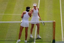 Petenis putri "kembali bersekolah"