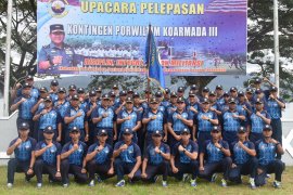 Pangkoarmada III lepas kontingen Armada III ikuti Porwiltim di Surabaya