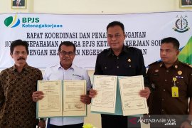 BPJS Ketenagakerjaan Solok gandeng Kejari lindungi hak pekerja