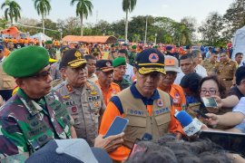 Kepala BNPB pimpin  upacara pencegahan karhutla di  Palembang