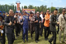 Ratusan personel Polda Papua terima penghargaan satya lencana