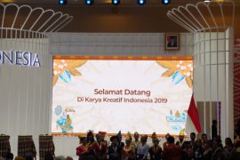 Presiden Jokowi buka pameran Karya Kreatif Indonesia 2019