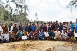 Dandim 0212/TS - Kapolres Tapsel tanam perdana Kopi Ateng di Arse