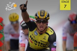 Pebalap Groenewegen menangi etape ketujuh Tour de France
