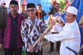 JCH Mamuju diberangkatkan melalui Bandara Tampapadang