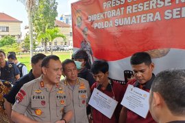 Polda Sumsel tangkap pengedar sabu jaringan Medan