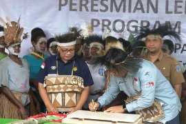 Pertamina resmikan pengoperasian SPBU Kompak di Asmat
