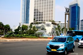 Bambu "Getah-Getih" Bundaran HI dibongkar, ini alasannya