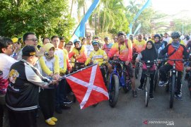 Gowes Nusantara with Sport Minister in Batola