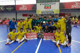Tim pra-PON Lampung juarai turnamen futsal tingkat ASEAN di Padang