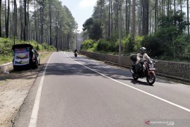 Lalu lintas Lembang sepi pasca-erupsi Tangkuban Parahu