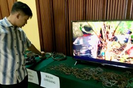 Kementerian LHK perlihatkan jerat  sitaan SMART-RBM