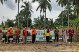 Mahasiswa UIN dan UNRI tanam 1.500 bibit penghijauan