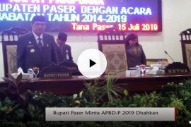 Bupati Paser Minta APBD-P 2019 Segera Disahkan