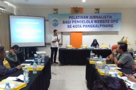 Diskominfo Pangkalpinang gelar pelatihan jurnalistik