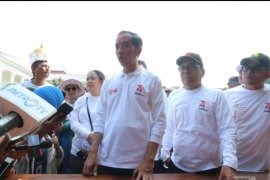 Presiden Jokowi sebut "gathering" menteri Kabinet Kerja enam bulan sekali