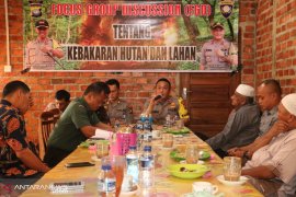 Polres Lingga gelar diskusi cegah kebakaran hutan