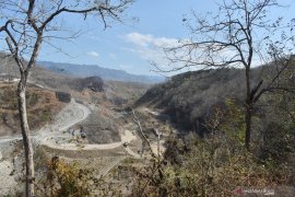 Progres pembangunan Waduk Bendo