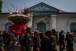 Tradisi grebeg besar Kasunanan Surakarta