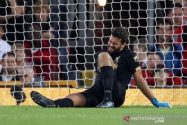 Alisson unggah kabar tentang pemulihan cederanya