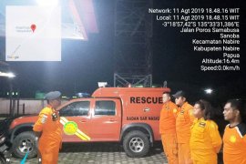 Basarnas gelar operasi pencarian korban tenggelam di pemandian Bihewa Lagari Nabire