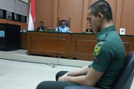 Sidang kelima, oknum TNI Pemutilasi Pacar Menangis saat memberi kesaksian