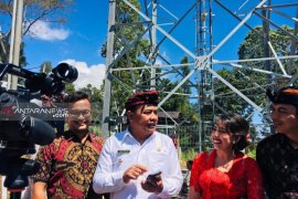 Bupati Bangli resmikan pembangunan menara telekomunikasi di Kintamani