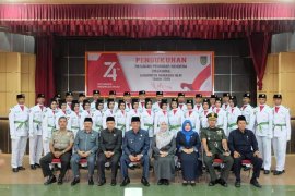 Bupati kukuhkan Paskibra tahun 2019, Prosesi berlangsung khidmat