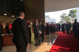 Pejabat Negara mulai berdatangan hadiri Sidang Tahunan MPR