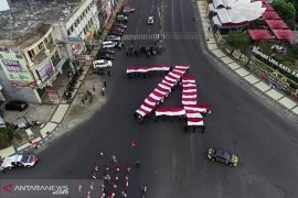 Detik-detik kemerdekaan, konsorsium BUMN gelar kirab bendera merah putih